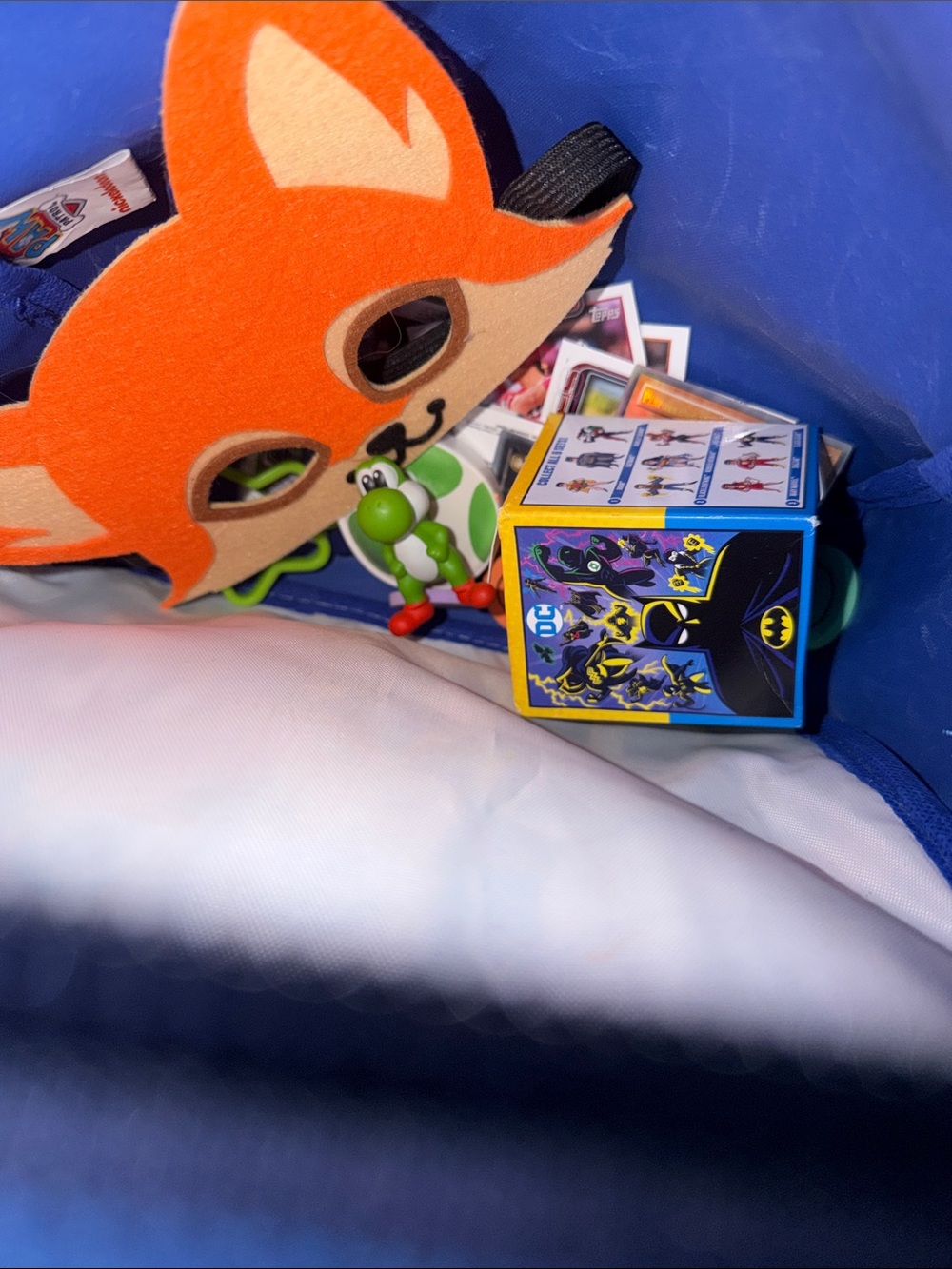 PAW Small Patrol Kids Backpack & pictured items inside - Red, Blue, Yellow - Picture 2 of 3